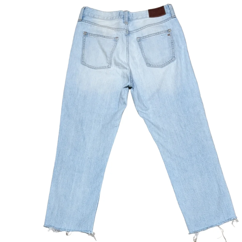 Madewell The perfect summer C2819 Light wash high rise mom cotton jean size 27